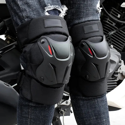 1Pair Knee Pad Elbow Protector Breathable Support for Outdoor Motorcycle