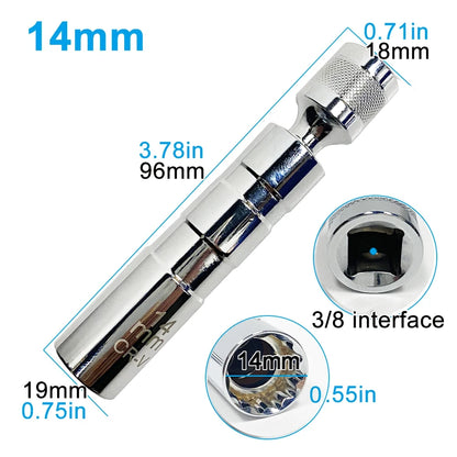 Magnetic Spark Plug Sleeve 14/16mm Automotive Repair Tool