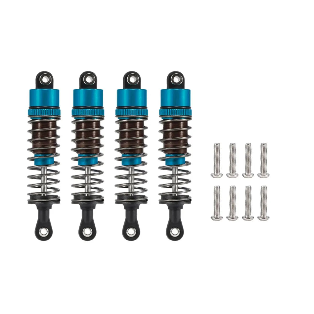 4Pcs Adjustable Oil Filled Shocks 52-120mm 1/10 RC Buggy Truggy Drift Car