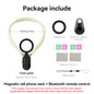 TELESIN Silicone Neck Hold Mount for GoPro Hero 12 11 10 9 8 7 6 Insta360 DJI Osmo Action Smartphone Magnetic Action Accessories-EXPROTAS
