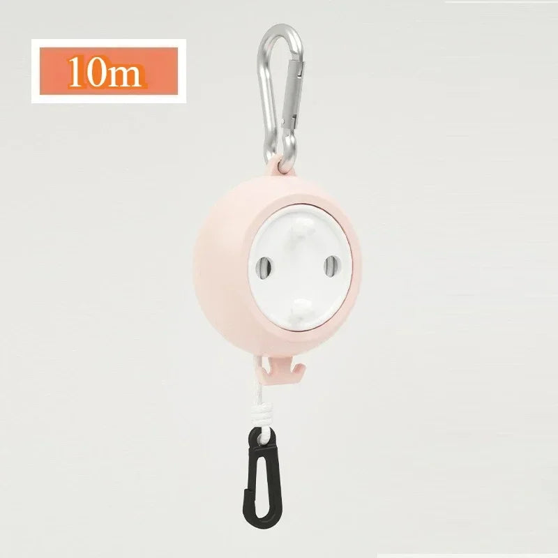 10M Drying Rope Portable Windproof Clothesline for Camping Laundry Travel