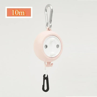 10M Drying Rope Portable Windproof Clothesline for Camping Laundry Travel