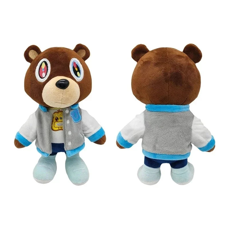 26cm Kawaii Kanye Dropout Bear Plush Soft Teddy Toy Graduation Decor