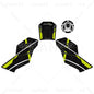 3M Motorcycle Fuel Tank Pad Anti Slip Decals for CFMOTO 450MT 2024