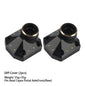 Black Brass Steering Knuckle Portal Cover Weights for Axial Capra SCX10 III