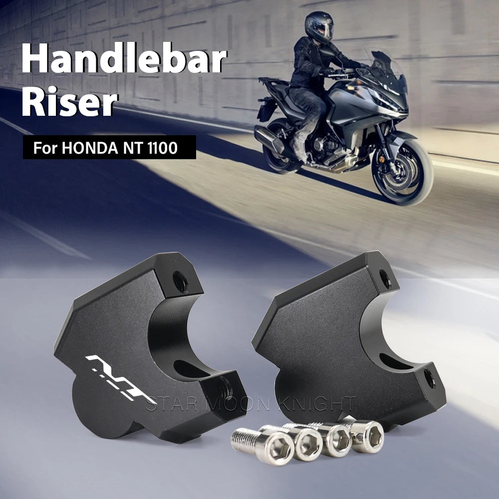 For Honda NT1100 Handlebar Riser Clamp Adapter Height Lift Mount 2022-2024