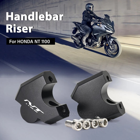 For Honda NT1100 Handlebar Riser Clamp Adapter Height Lift Mount 2022-2024