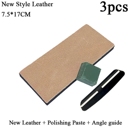 Diamond Knife Sharpening System 15° Whetstone Tool w/ Non-Slip Base