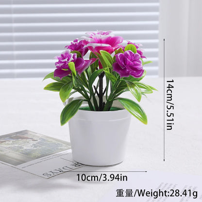 Artificial Bonsai Tree Potted Fake Plant Home Table Decor Ornament