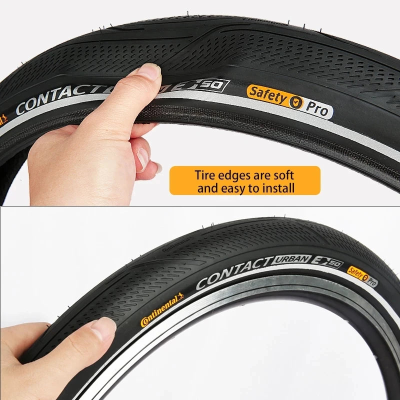 Continental Contact Urban Tyre 16/20 Inch Wire Bead Reflective BMX Folding Bike