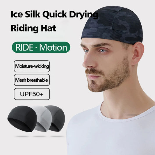 Helmet Cap Mesh Cycling Motorcycle Liner Summer Dry Anti-Sweat Hat