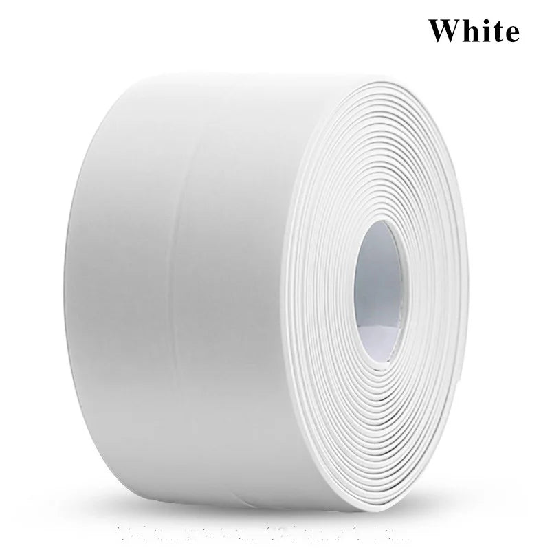 Shower Bath Sealing Tape PVC Self Adhesive Waterproof Caulk Strip Kitchen Sink