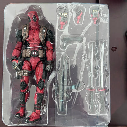 Yamaguchi Revoltech EPIC Deadpool Action Figure Ultimate X-Men Deadpool Super Hero Figure Toys Collectible Model Doll Gifts-EXPROTAS
