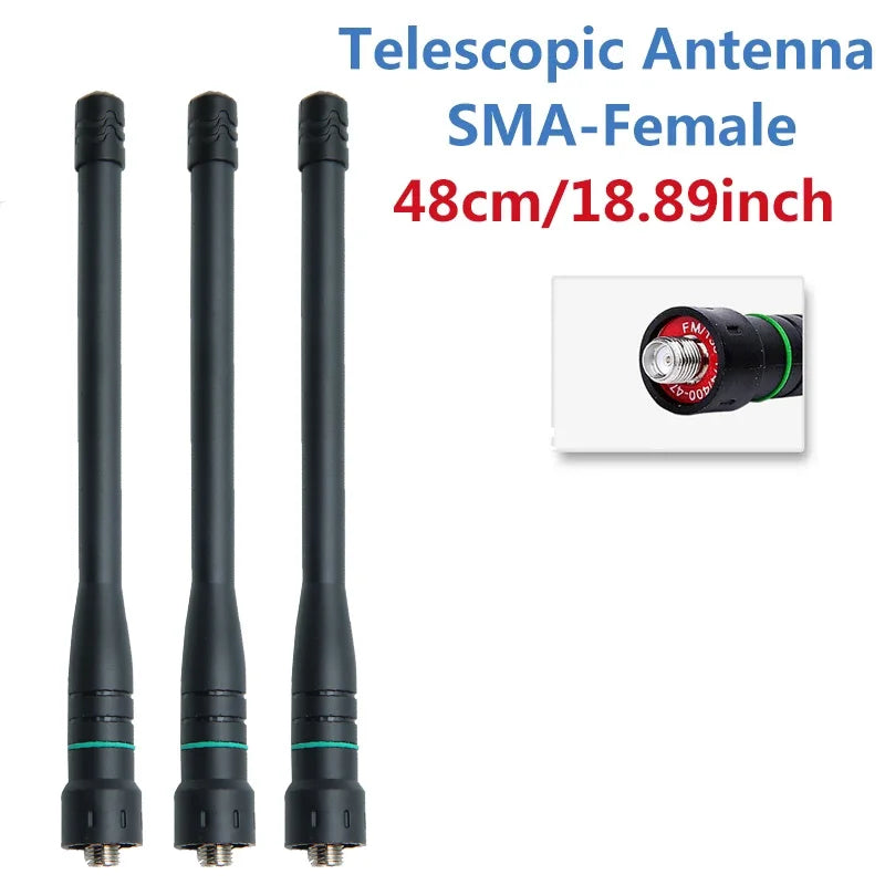 SMA-Female Antenna Dual Band Telescopic for Baofeng UV-5R Radio 21cm