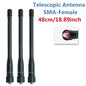 SMA-Female Antenna Dual Band Telescopic for Baofeng UV-5R Radio 21cm