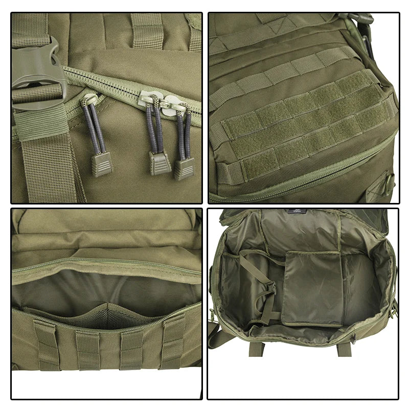 Gym Duffel Bag 80L Tactical Backpack Unisex Camping Hiking Rucksack