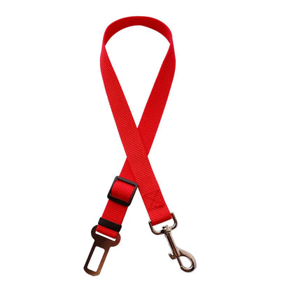 Adjustable Dog Car Seat Belt Harness Travel Safety Elastic Restraint Strap
