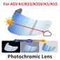 Photochromic Visor for AGV K1 K3SV K5 K5S Helmet Shield Auto Tint Lens