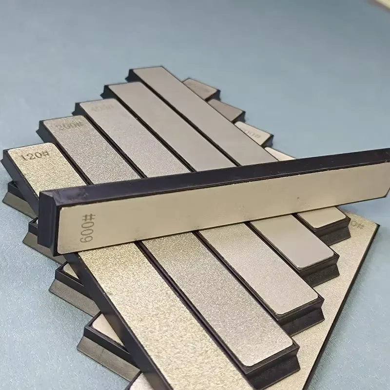 4PCS Diamond Stone Whetstone Bar Knife Sharpener Scissors Razor Polished Kitchen Knife