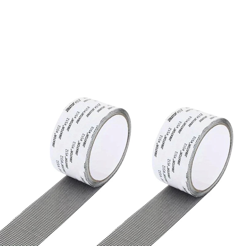 2Pcs Screen Repair Tape Self-Adhesive Fiberglass Window Patch Mesh