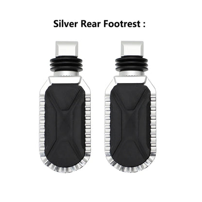 Motorcycle Footrest Peg Rubber Cover Aluminum For BMW R1200GS R1250GS LC ADV