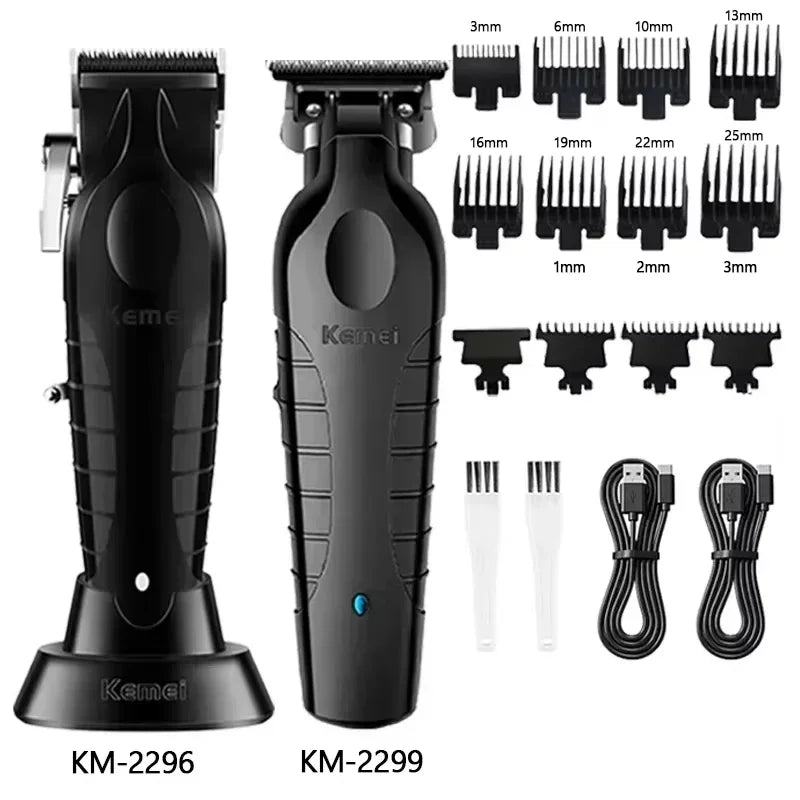 Kemei Professional Hair Clipper Trimmer Cordless Electric Beard Shaver