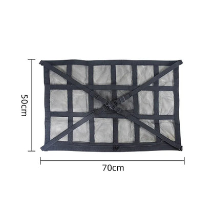 Cargo Net 90x65CM Ceiling Organizer for SUV Van Camping - 25kg Capacity