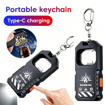 Mini LED Work Light USB Rechargeable COB Flashlight Magnetic Torch EDC