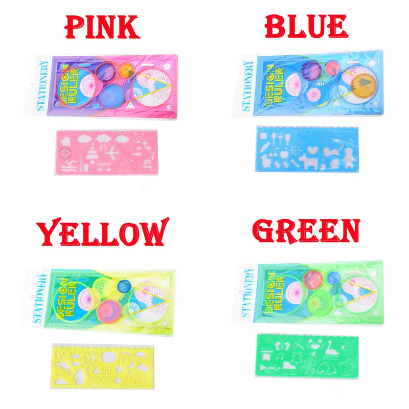 Geometry Spirograph Drawing Stencils Art Templates Creative Kids Educational Toy