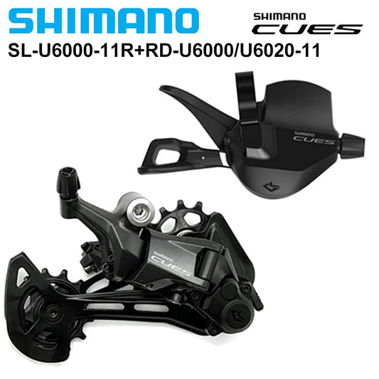 Shimano CUES U6000 11-Speed Shifter SL-U6000-11R + Rear Derailleur RD-U6020-11 Options
