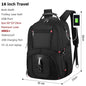 Swiss-Multifunctional bags Durable 17 Inch Laptop Backpack, Travel Bag,College Bookbag,USB Charging Port,Water Resistant-EXPROTAS