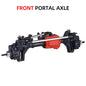 Axles For RC Front Rear Portal 1/10 Crawler Car Metal Austarhobby