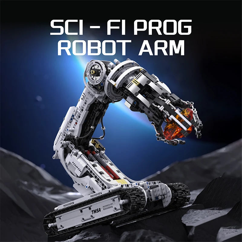 1512Pcs Robotic Arm RC STEM Building Control Mech Scifi Toy Set