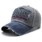 Korean Baseball Cap Unisex Letter Embroidery Adjustable Sun Hat Style