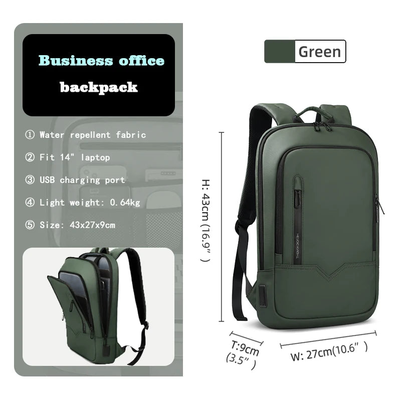 Heroic Knight Men Business Backpack Multifunction Slim Laptop Bags For Women outdoors Waterproof pack Aesthetic Backpack Design-EXPROTAS