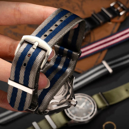 Nato Nylon Strap 20mm 22mm Military Watch Band Army Diver Wristwatch
