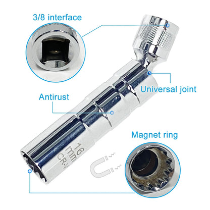 Magnetic Spark Plug Sleeve 14/16mm Automotive Repair Tool
