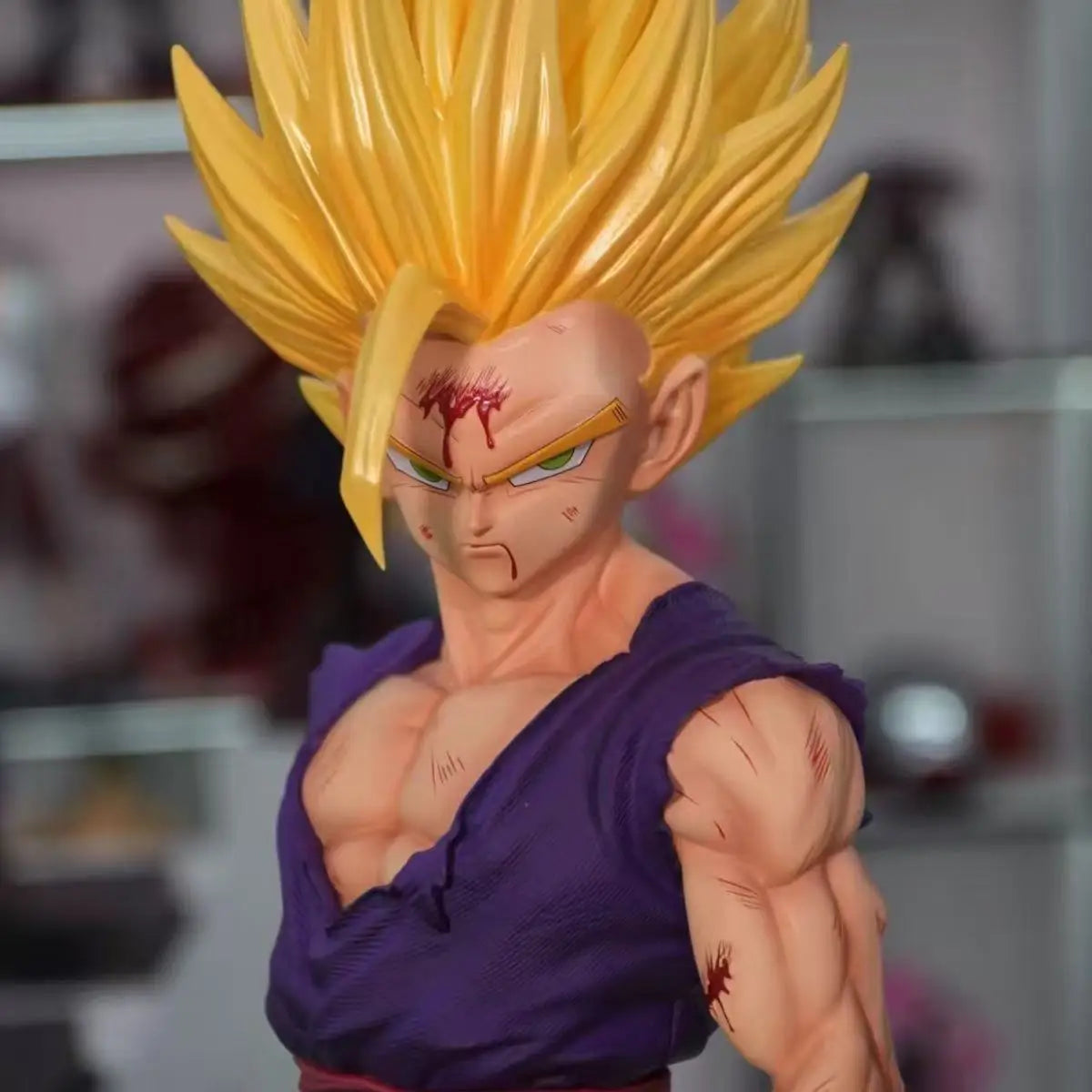 45cm Dragon Ball Z Son Gohan Super Saiyan Figure JT Statue PVC Model Toy
