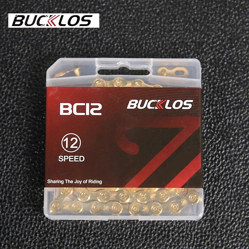 MTB Road Bike Chain BUCKLOS 8-12 Speed 116/126 Links Bicycle