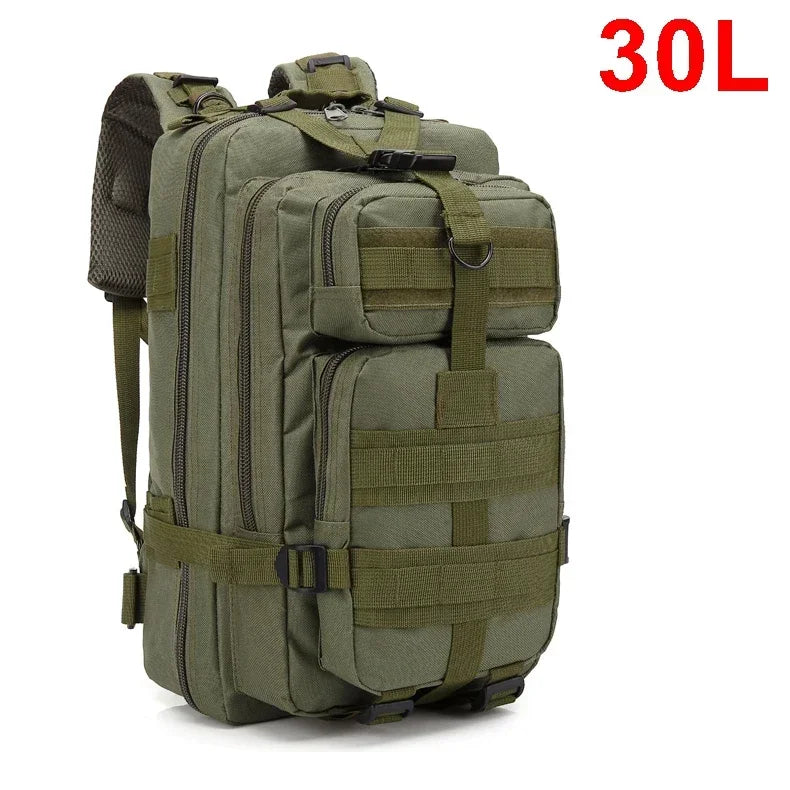 30/50L Tactical Backpack Survival Bag for Outdoor Hiking Hunting EDC