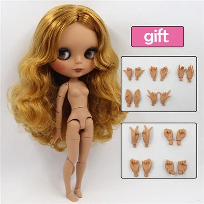 Blyth Doll 1/6 Body BJD Toy 30cm Random Eye Colors Icy Doll