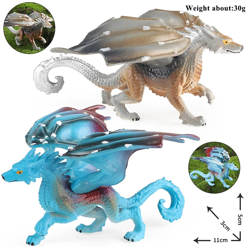 Oenux Fantasy Creature PVC Figure Dragon Phoenix Dinosaur Animal Model - EXPROTAS