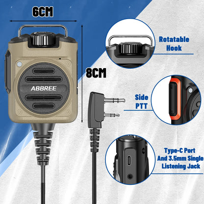 Microphone Speaker for Baofeng UV-5R Handheld Radio Walkie Talkie