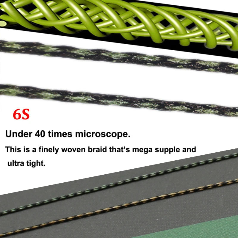 20m Carp Soft Hooklink Braid Line 15/25/35lb Uncoated Hair Rig Tackle