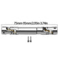 1/10 RC Crawler Metal Internal Spline Driveshaft w/ Universal Joint - EXPROTAS