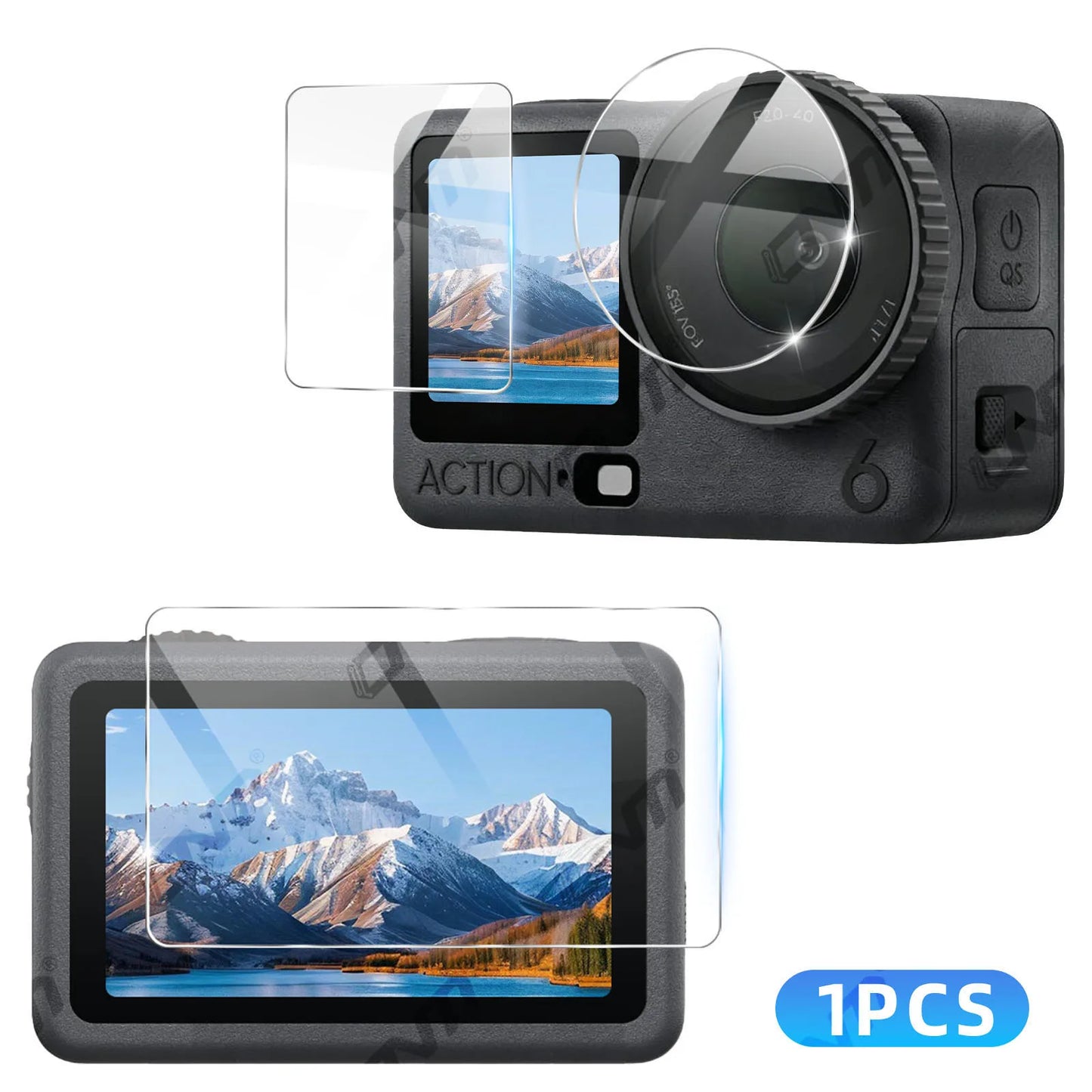 Screen Protector for DJI Osmo Action 6 Tempered Glass Lens Accessories