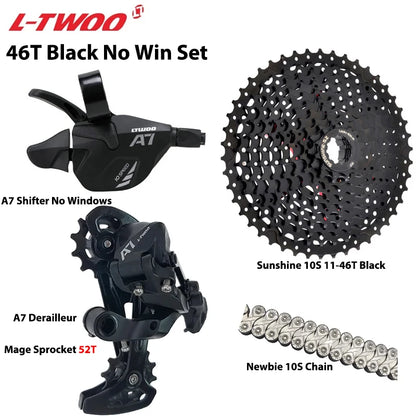 LTWOO A7 1x10 MTB Drivetrain Kit Shifter Rear Derailleur Cassette Chain - EXPROTAS