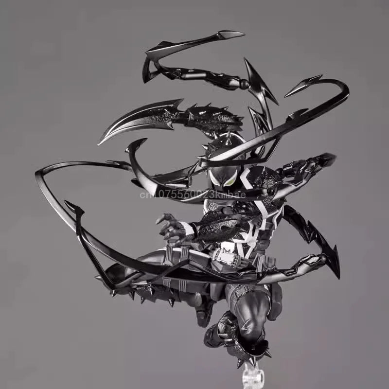 Agent Venom Revoltech Amazing Yamaguchi Anime Figures Venom Figurine Eugene Thompson Model PVC Model Collection Statue Toy Gifts-EXPROTAS