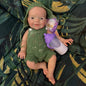 AnjoDoll 13 Inch Silicone Reborn Boy Doll Open Mouth Painted Unpainted