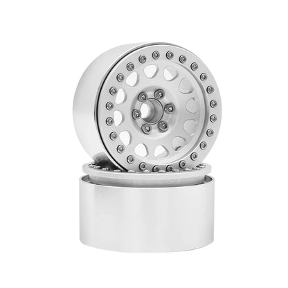 1/10 RC Crawler CNC 2.2" Aluminum Beadlock Wheels for TRX4 TRX6 Axial SCX10 Wraith Capra - EXPROTAS